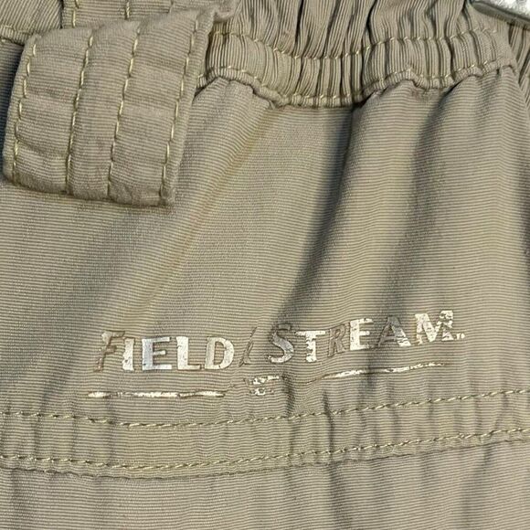 Field & Stream Cargo Shorts Men's Large Gray Pockets Outdoor Hiking Camping Zip - Picture 7 of 10